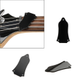 1Ply Black Bell Shape 3 Holes Guitar Truss Rod Cover For Acoustic Electric Guitar Bass Replacement Parts. 