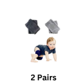 . Baby Knee Protectors  – Soft Elastic Knee Pads for Crawling Infants – Non-Slip Cotton Kneecaps – Protects Baby’s Knees from Scratches & Bruises. 