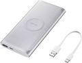 Samsung Wireless Power Bank, 10000 mAh, Silver. 