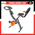 Foldable Exercise Bike, X bike , Cardio Bike , Exercise Bike, Exercise Cycle , Exercise Cycle Fitness bike LCD Display -  Fitness Spinning Exercise Bike. 
