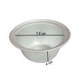 7.5 cm Lava Cake Baking Mold Aluminum. 