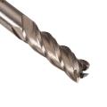 5pcs Tools DIY 1/4in HSS CNC 4 Flute Straight End Mill Cutter Router Bit Cutting Tool. 
