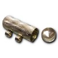 Silver Metal  Tawweez  Locket/Pendant with Black Dori  For men and women -Pack of 02. 