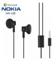 Nokia WH-108 New Black Stereo In-Ear Headset with Handsfree Mic Nokia WH-108 High-Quality Stereo Headset with Volume Control and Microphone - Black Nokia WH-108 Dynamic Driver In-Ear Stereo Headset with Volume Control - Black. 