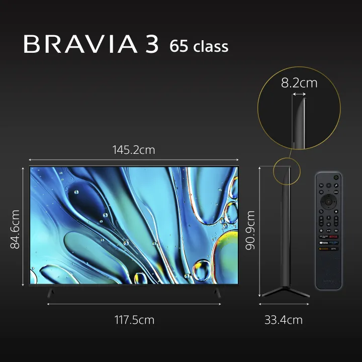 SONY%20BRAVIA%2065"%20Inch%20TV%20K-65S30%204K%20Ultra%20High%20Definition%20(UHD)%20High%20Dynamic%20Range%20(HDR)%20Smart%20Google%20LED%20TV%20With%201%20Year%20Brand%20Warranty%20-%20Image%205