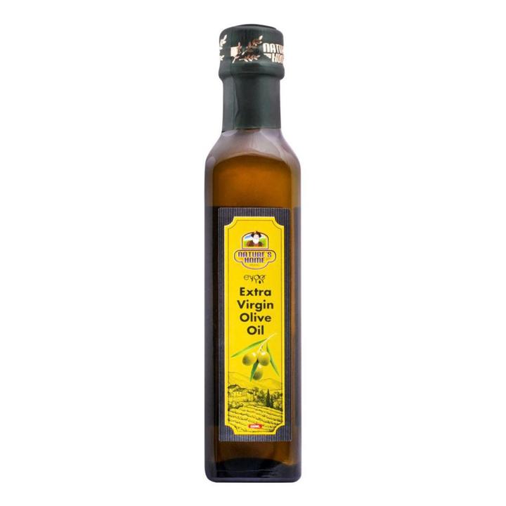 Nature's Home Brand Extra Virgin Olive Oil 250 ml Glass Bottle (Product of Turkey)