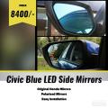 Blue LED Side Mirrors. 