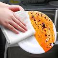 1/5/10PCS Microfiber Dish Washing Cloths Bamboo Fiber Scouring Pad Reusable Anti-oil Cleaning Towels Kitchen Cleaner 18x23CM. 