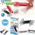 Smart Clever Pocket Keychain Organizer Key Holder Up To 12 Keys. 