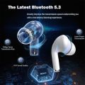 A9 Airpods Pro 2nd Generation - Touch Airpods Pro - ANC/ENC Noise Cancelling Reduction Earbuds - Super High Quality Ambie Headset - Digital Touch Screen Airbuds - LCD Display Headphone - Smart Touch Control Bass Sound - TWS Bluetooth Wireless Earbud. 