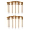 JAEEE 24 Pcs Witch Broom Pencils for Halloween Broomstick Ballpoint Pencils Halloween Party Favors Witch Broom Prop Writing. 
