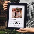 Customized Playlist Frame for Friends and Couples, Music Playlist Frame. 