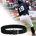 Baseball Belt Softball Belt Adjustable Unisex Waist Band Fine Workmanship Black. 