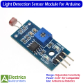LDR Sensor Module Optical 3pin Photosensitive Detector – Light Sensitive Photodiode Sensor for Arduino, Robotics, and Automation Projects – Accurate Brightness Detection by Electrica. 