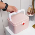 Empty Small First Aid Box High Quality Medicine Box Best For School, House And Office Medical Kit Home Portable Medical Boxes Transparent Plastic Medicine Pills Storage Box Organizer First Aid Kit Cosmetic Organizer Portable Kit. 