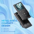 "64GB Bluetooth MP3 Player - Portable Music Player with Built-in Speaker, FM Radio, Voice Recorder, and HiFi Sound - Lightweight Design for Sports"C R116 BLACCK. 