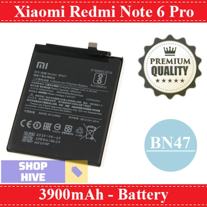 Xiaomi Redmi Note 6 Pro Battery BN47 Replacement Premium Quality 3900mAh For Xiaomi Redmi Note 6 Pro