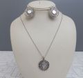Lightweight Silver With Mirror Jewelry Set For Girls And Ladies. 