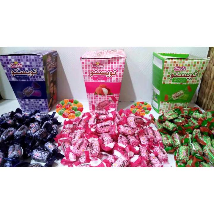 Giggly Twisto Jelly (180 Pcs) 60x3 total 3 flavour