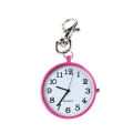 Fashion Unisex Round Dial Quartz Analog Nurse Medical Keychain Pocket Watch. 