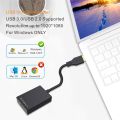 ABLEWE USB to HDMI Adapter, USB 3.0 / 2.0 to HDMI 1080P Video Graphics Cable with Audio for PC Laptop HDTV Projector Compatible with Windows XP 7/8 / 8.1 / 10 NOT For Māc. 
