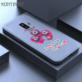 Hontinga for Samsung Galaxy S9 Plus Case Cute Cartoon Cute Squid Game Character Phone Cover Square Liquid Silicone Shockproof Protective Cases. 