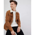 Ramblers Brown Sherpa Denim Jacket for Men: MJJ-17, Your Ultimate Winter Companion Brown color premium quality. 