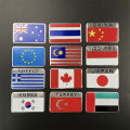 Aluminum National Flag Car Sticker For Great Wall HAVAL H1 H2 H3 H5 H6 H7 H8 H9 M4 M6 Concept B COUPE F7x SC C30 C50 WEY. 