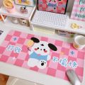 Student desk mat kids cartoon leather table mat desk anti-slip pvc mat learning table mat waterproof and non-slip. 