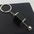 Key Holder Multi-purpose Manual Transmission Lever Metal Gear Head Key Chain. 