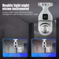 Wifi Dual Lens Dual Screen IP Camera  double Night Vision 360° Indoor Wireless Security Camera. 