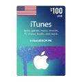 USD 100 Apple iTunes Gift Card US. 