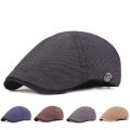 Adjustable peaky blinders Men's cap Spring Summer Sun Newsboy flat cap Classic Western Newsboy Cotton Blend Beret Hat Berets Cap. 