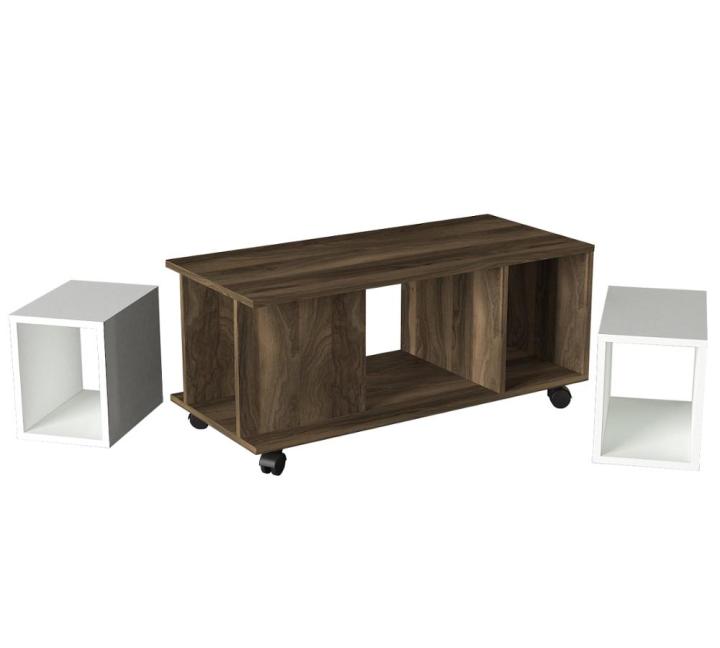 Coffee Table Smart living Room Center Table with 2 serving table 2 in 1 ...