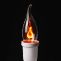 E14 LED Burning Light Flicker Flame Lamp Candle Light Bulb Fire Effect Decorative Atmosphere Energy Saving Lamp. 