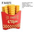 Airtight Crisp Clips Snack Bag Sealers Keep Food with 12 Pcs/box Sealing Clips Fridge Magnet Bag Clips for French Fries More Food Storage Sealing Clips. 