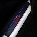4 PCS Honda City Car Door Sill Protector 3D Carbon Fiber Scuff Protective Door Sill Cover Panel Sticker, Car Stickers, Stickers for Car. 