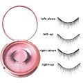 Quantum Magnetic Eyelash Soft Magnetic Lashes Natural Lazy Eyelashes With Clips Green Hand. 