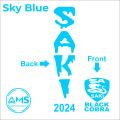 Saki Cricket Bat Stickers Complete Set for all Type of Classic Cricket Bats Good Quality Bat Stickers All Colors Available. 