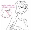1Pcs Bra antiskid buckle Bra Clasp Straps breast Lifting Tool breast beauty Anti-skid Clip Underwear Adjuster Strap. 