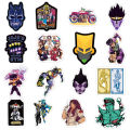 100pcs/Pack JoJos Bizarre Adventure Anime Stickers Guitar Laptop Skateboard Luggage Waterproof PVC Graffiti Sticker Kid Toy. 