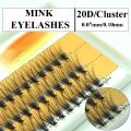 Lvcheryl Thick Self Grafted Eyelash Extension Set Kits With Glue Tweezers Segmented False Eyelash Individual Eyelashes Free Tools. 