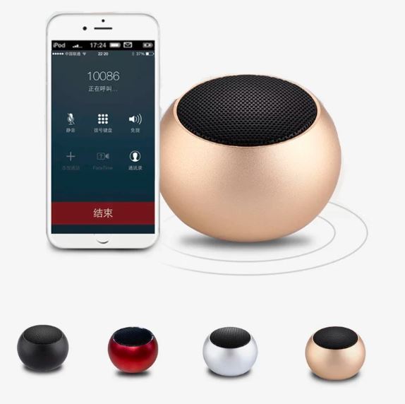Wireless Speaker M3 Mini Bluetooth Speaker Portable Metal Music Box ...
