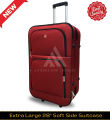 AH Soft Side Suitcase Quality Extra Large Pocket Style (28 Inch) Luggage | Durable Extra Large Travel Trolley Suitcase | Strong Zippers With Lock. 