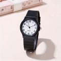 Simple Plastic Band Quartz Watch For Men. 