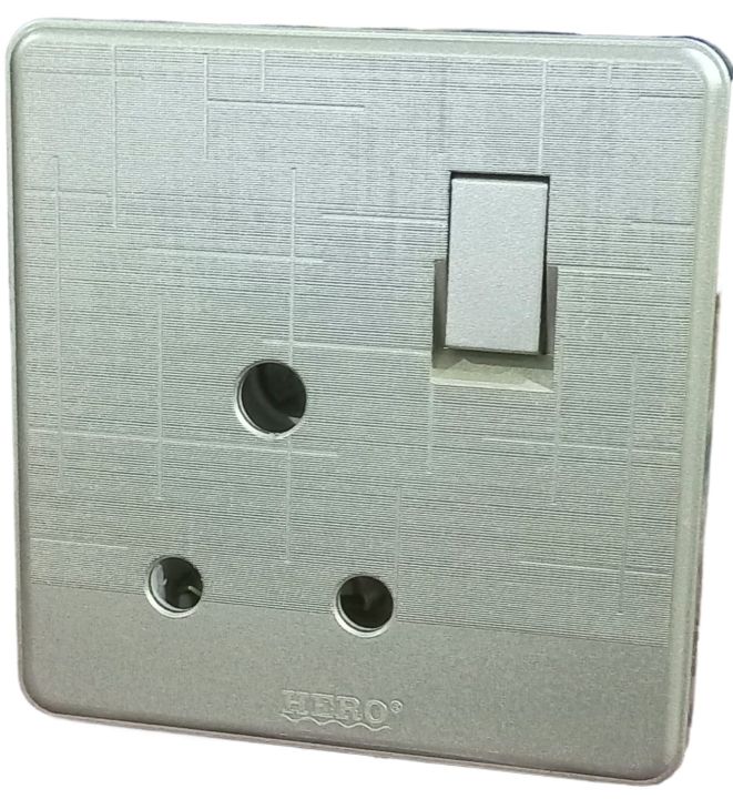 Power Plug 16A China Fitting Sheet China Switch Board Hero Metal Series