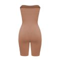 New High Quality Tummy Control Butt Lifter Seamless Body Shaper Soft Bodysuit Removable Strap Shapewear Bodysuits for Women 3029. 