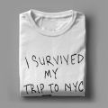 Men's Tom Holland Same Style Tees I Survived My Trip To NYC T Shirt Cotton Clothing Short Sleeve Tee Shirt Gift Idea T-Shirt. 