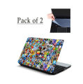 Pack Of 2-Laptop Back Skin Sticker-Laptop Back Skin-Laptop Skin Vinyl Sticker Decal, 13 13.3 14.6 15 15.4 15.6 inch Laptop Skin Sticker Cover For All Laptops. 