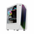 AA Tiger Viking Black ATX Gaming PC Case with 1 RGB Fan | Micro ATX PC Casing | Low Price Gaming Case with Fans. 